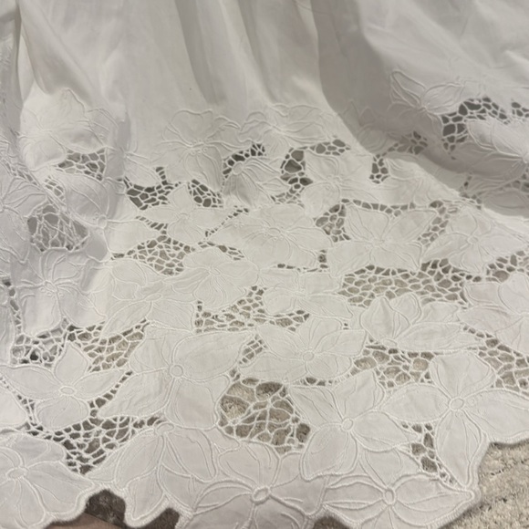 Nordstrom embroidered sleeveless mixed media sundress - Picture 5 of 6